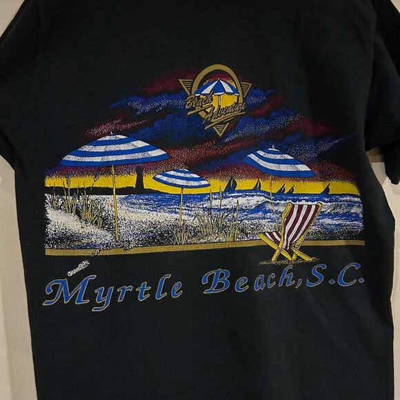 Vintage Myrtle Beach South Carolina Wraparound Tee Shirt - Picture 4 of 6